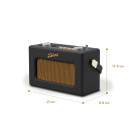 Roberts Radio Revival Uno BT Schwarz  | Bluetooth, FM,...