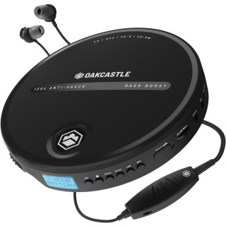 Oakcastle CD10 Portable CD Player Schwarz #G-Ware RETOURE