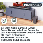 Majority Everest Dolby Surround Sound-System USB, AUX, optisch und HDMI ARC #G-Ware RETOURE