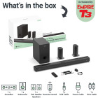 Majority Everest Dolby Surround Sound-System USB, AUX, optisch und HDMI ARC #G-Ware RETOURE