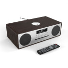 Majority Oakington Walnuss EU, All-in-One, DAB-Radio-CD-Player, AUX-In, UKW, USB und Bluetooth #G