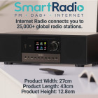 Majority Quadriga schwarz, Internetradio, DAB+ und UKW, Bluetooth, #G-Ware RETOURE!