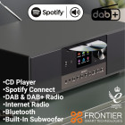 Majority Quadriga schwarz, Internetradio, DAB+ und UKW, Bluetooth, #G-Ware RETOURE!