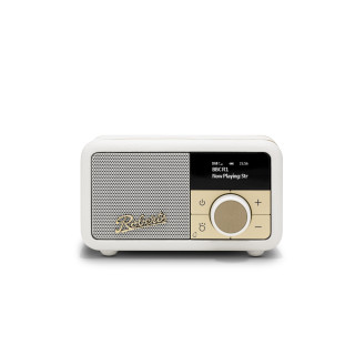 Roberts Revival Petite 2 VORBESTELLUNG für 03/25, (Pastel Cream) | Bluetooth DAB+/FM Radio mit Akku, Weckfunktion, Kopfhöreranschluss, Teleskopantenne und USB-C-Ladestecker