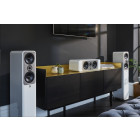 Q Acoustics Concept 50 Stereo Standlautsprecher Paar Weiß Hochglanz