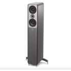 Q Acoustics Concept 50 Stereo Standlautsprecher Paar Silber Hochglanz