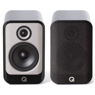 Q Acoustics Concept 30 Stereo Regallautsprecher Paar Schwarz Hochglanz