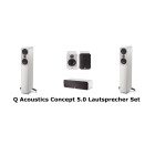 Q Acoustics Concept 5.0 Lautsprecher Set Weiß Hochglanz