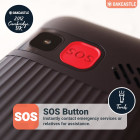 Oakcastle F300 Seniorenhandy ohne Vertrag | Tastenhandy mit SOS-Knopf | 4G Renter Handy mit 5 Tage Akkulaufzeit #G