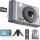 ClickID CAM20 Digitalkamera | 48MP 1080P Kamera Fotokamera | Digital Camera für Vlogging | Digitalkamera für Kinder mit 16x Zoom | 32GB MicroSD Karte, Zusatzbatterie & Stativ Inklusive #B