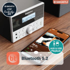 Oakcastle HiFi150 Kompaktes HiFi-Stereosystem schwarz #B