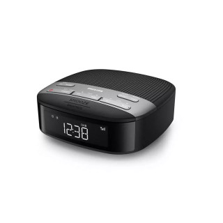 Philips Audio Radiowecker Radio DAB+ (Doppelter Alarm, Sleep Timer, Kompaktes Design, DAB+/UKW Digitalradio, Automatische Zeitsynchronisierung #G