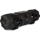 BLAUPUNKT BB 1000 Boombox mit CD, MP3, USB, Bluetooth, UKW, AUX-IN, Mikrofon und Gitarren-Eingang schwarz #G-Ware RETOURE!