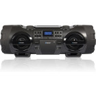 BLAUPUNKT BB 1000 Boombox mit CD, MP3, USB, Bluetooth, UKW, AUX-IN, Mikrofon und Gitarren-Eingang schwarz #G-Ware RETOURE!