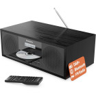 OAKCASTLE DAB500, DAB Radio mit CD Player und Bluetooth | 60W Stereoanlage | Kompaktanlage mit USB | CD Player HiFi | UKW Radio Musikanlage | Digitalradio mit CD Player & Fernbedienug | Küchenradio |  #G-Ware RETOURE