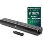 MAJORITY Naga 60 Soundbar für TV Geräte | TV Soundbar mit Integriertem Subwoofer | Bluetooth Soundbar HDMI ARC | 120W Lautsprecher für Fernseher | 2.1 Soundsystem mit EQ | Wandmontierbar Sound Bar, G-Ware RETOURE