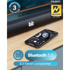 MAJORITY Naga 60 Soundbar für TV Geräte | TV Soundbar mit Integriertem Subwoofer | Bluetooth Soundbar HDMI ARC | 120W Lautsprecher für Fernseher | 2.1 Soundsystem mit EQ | Wandmontierbar Sound Bar, G-Ware RETOURE